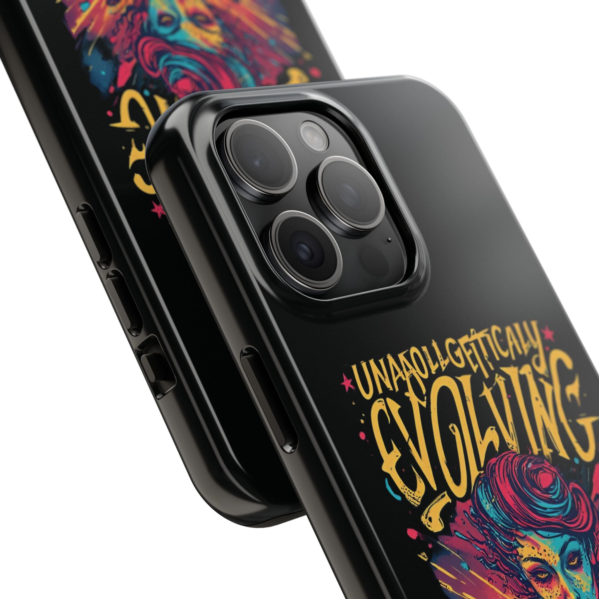Evolving Butterfly Phone Case — "Unapologetically Evolving" Artistic Protective Case