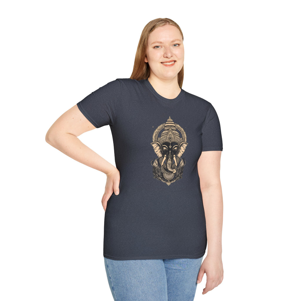 Elephant Mandala T-Shirt — Spiritual Ganesha Graphic Tee