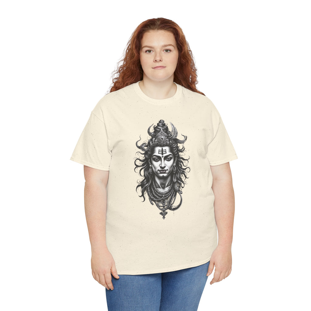 Shiva Portrait Tee — Hindu God Shiva Graphic T-Shirt