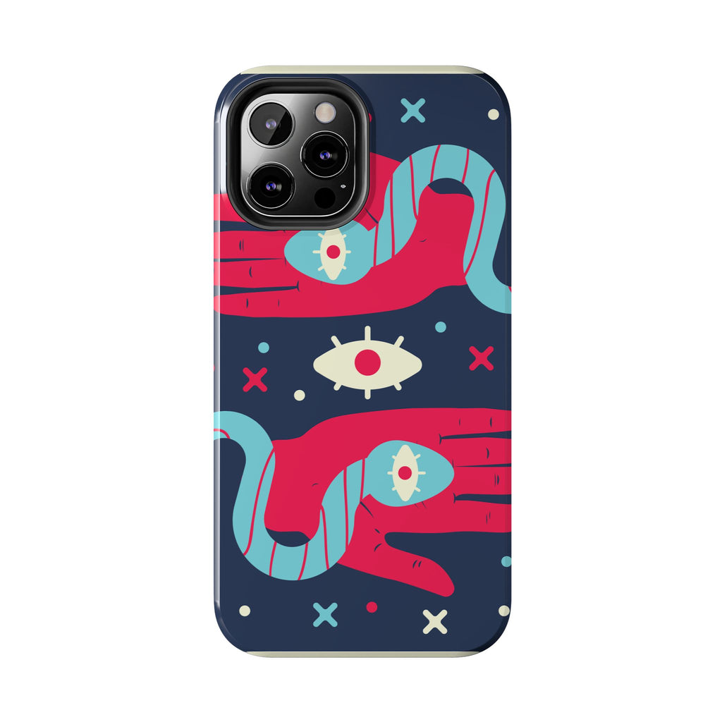 Vibrant Tough Phone Cases with Unique Eye Design, Durable Phone Cover, Trendy Accessories, Gift for Art Lovers, Unique Phone Protector