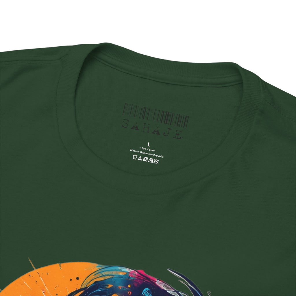 Butterfly Silhouette Graphic Tee — Colorful Maternity Profile Design