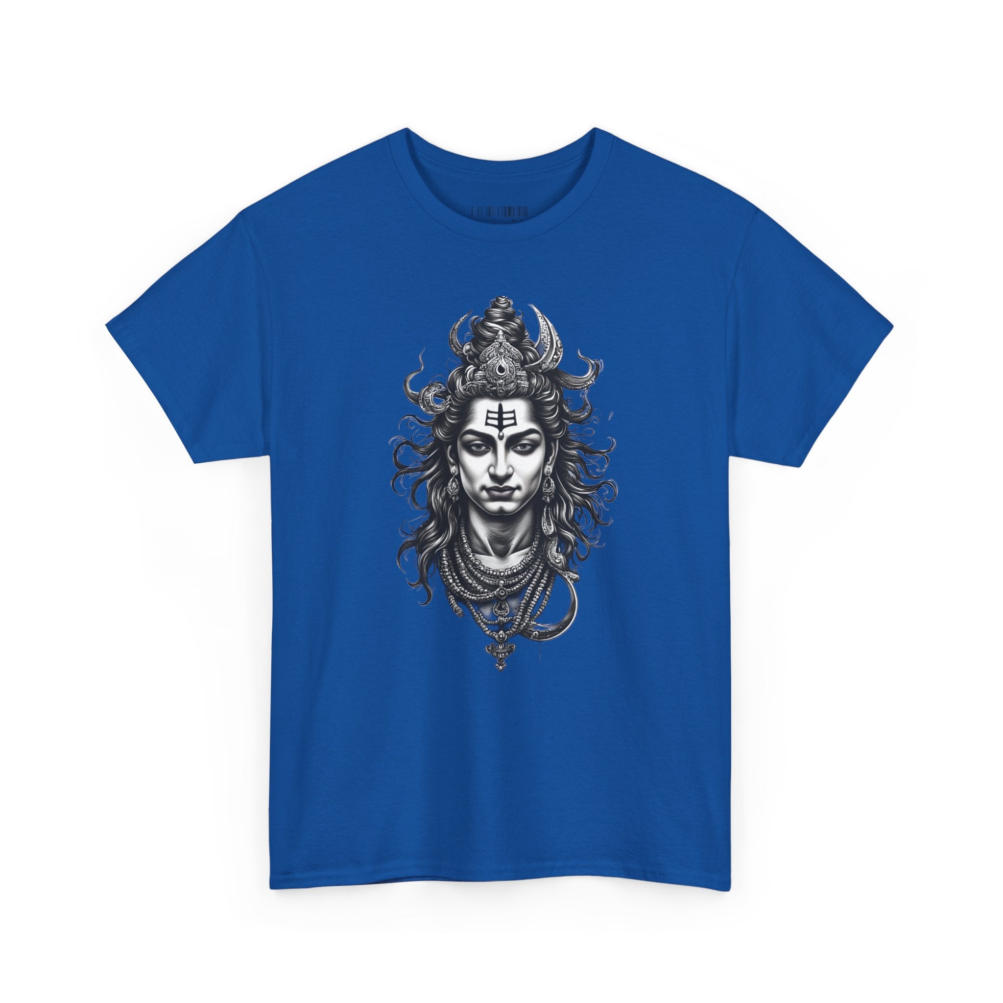 Shiva Portrait Tee — Hindu God Shiva Graphic T-Shirt