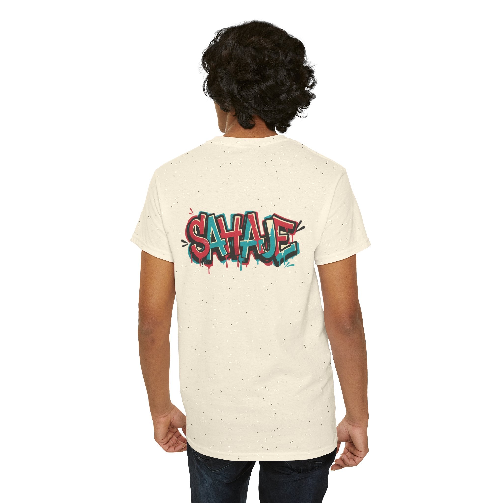 Graffiti "SAVAJE" Tee - Urban Streetwear Graphic T-Shirt