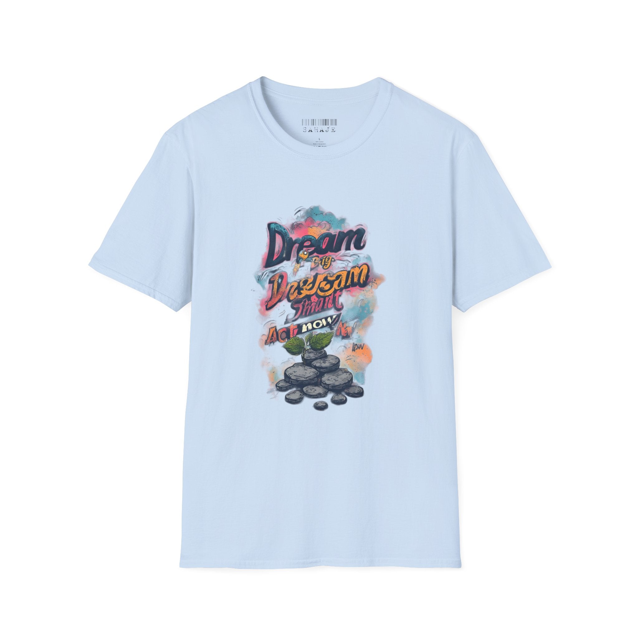 Dream Bigger Graphic T-Shirt — "Dream. Design. Do." Inspirational Tee