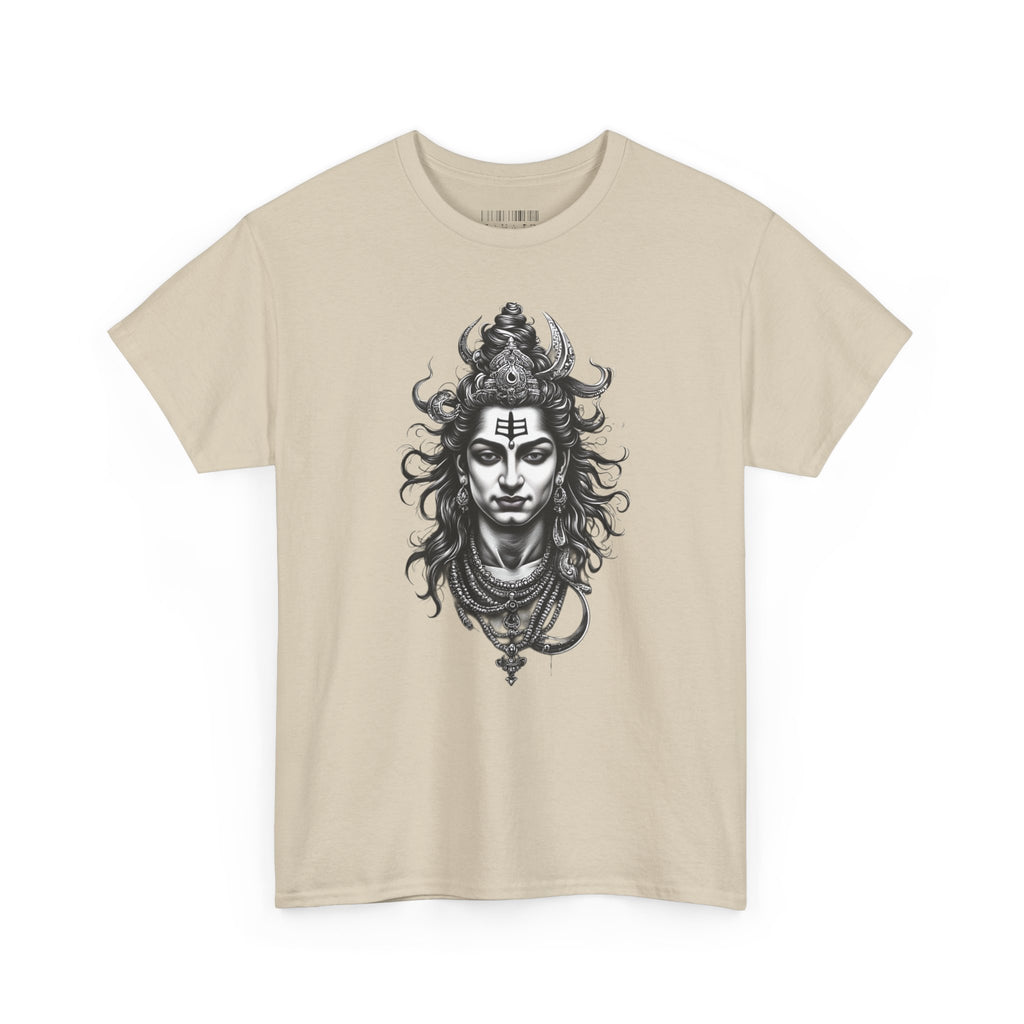 Shiva Portrait Tee — Hindu God Shiva Graphic T-Shirt