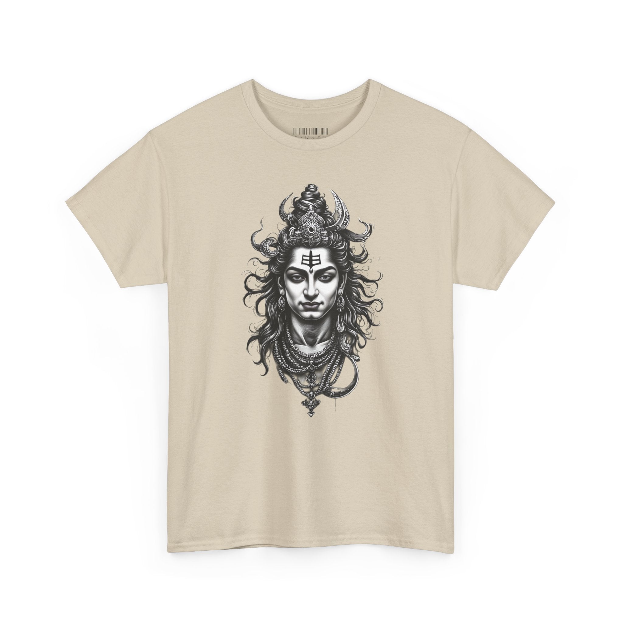 Shiva Portrait Tee — Hindu God Shiva Graphic T-Shirt