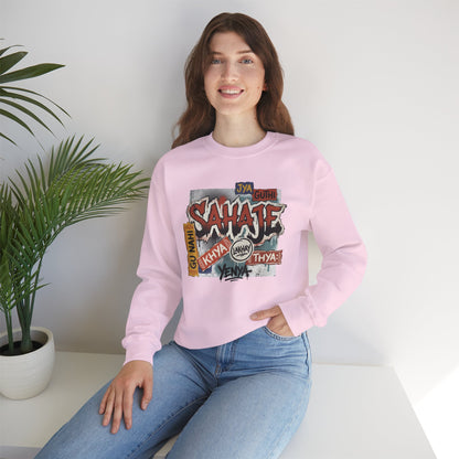 Sahajee Graphic Crewneck Sweatshirt — Urban Tagline Streetwear