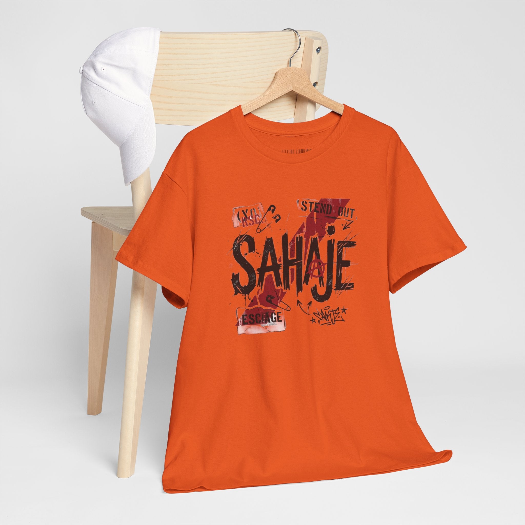 Sahaje Graphic Tee — Street Art Urban Casual T-Shirt