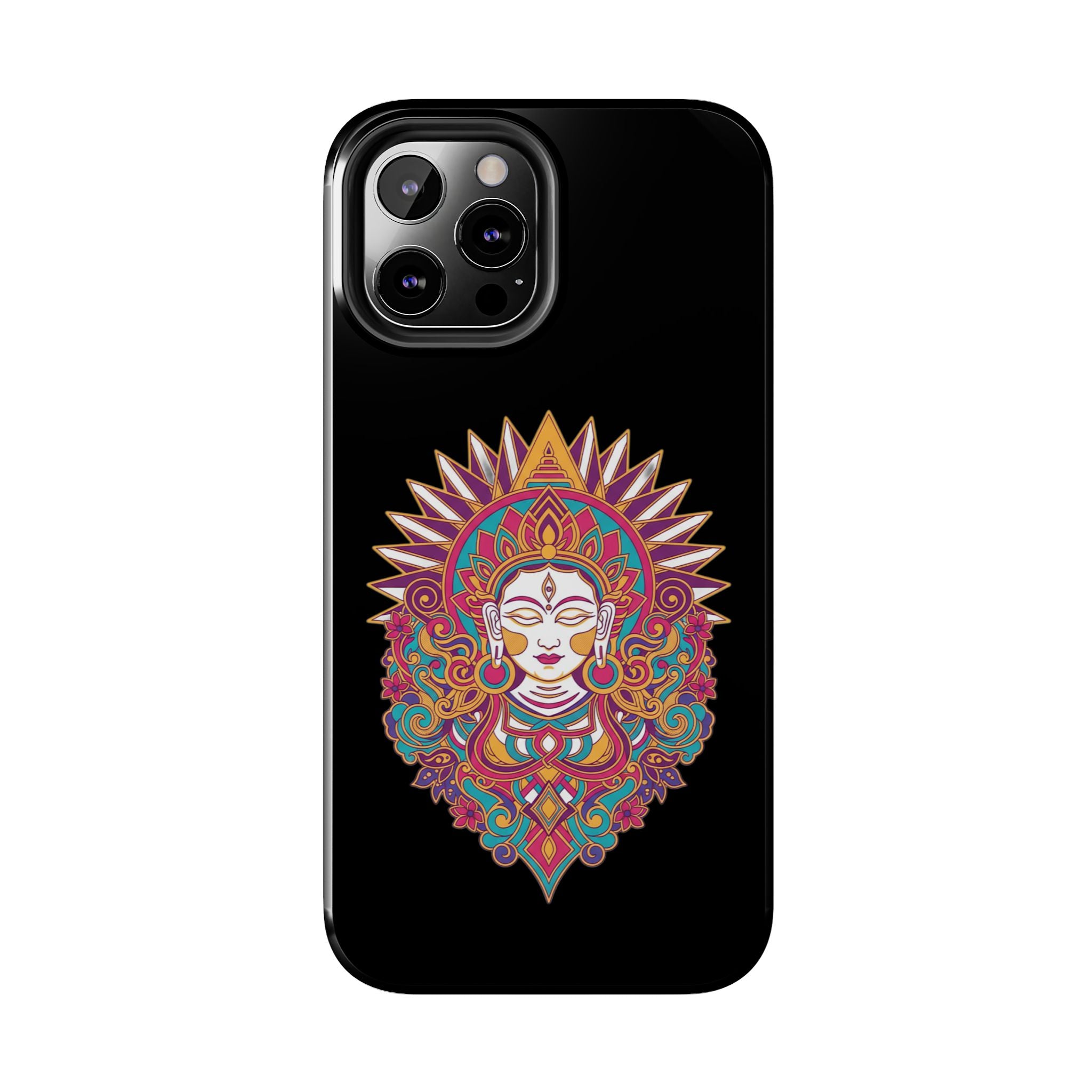 Buddha Mandala Tough Phone Case — Protective Spiritual iPhone Cover