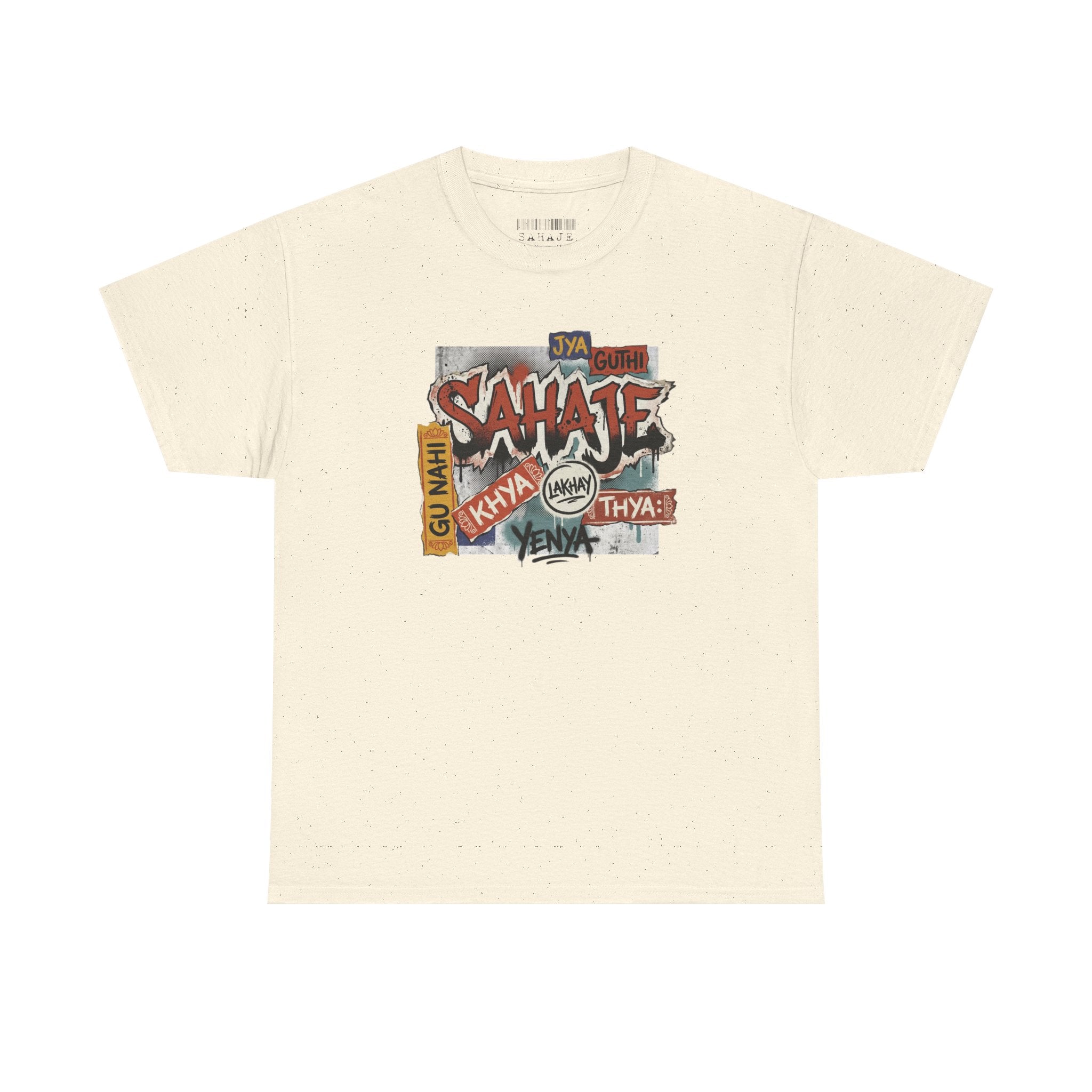 Shahje Graffiti Logo Tee - Urban Retro Streetwear T-Shirt