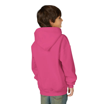 Youth Hoodie with Geometric Squirrel Art – 'Squirrel' Colorful Kids Pullover