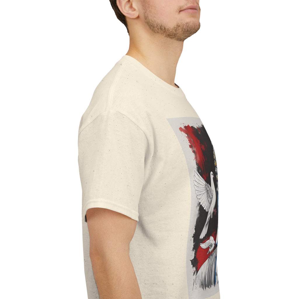 Buddha Peace Tee — Colorful Buddha & Doves Graphic T-Shirt