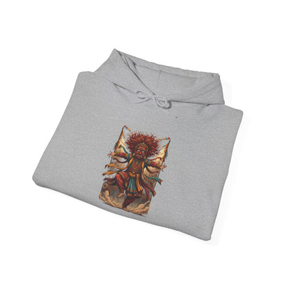 Mystic Sunflower Spirit Hoodie — Boho Meditation Floral Graphic Sweatshirt