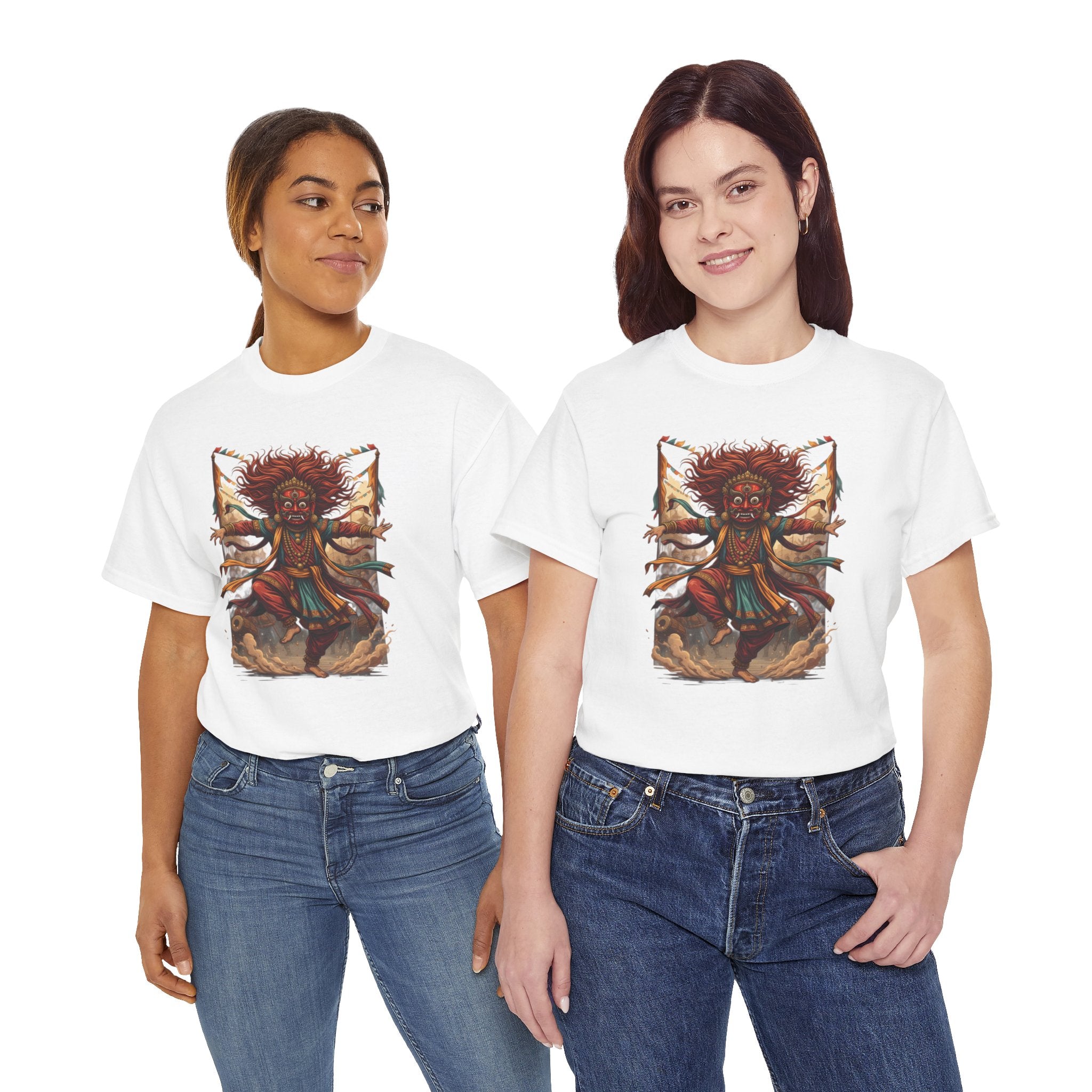 T-Shirt — Tribal Dancer Graphic Tee (Native Spirit Warrior Art)