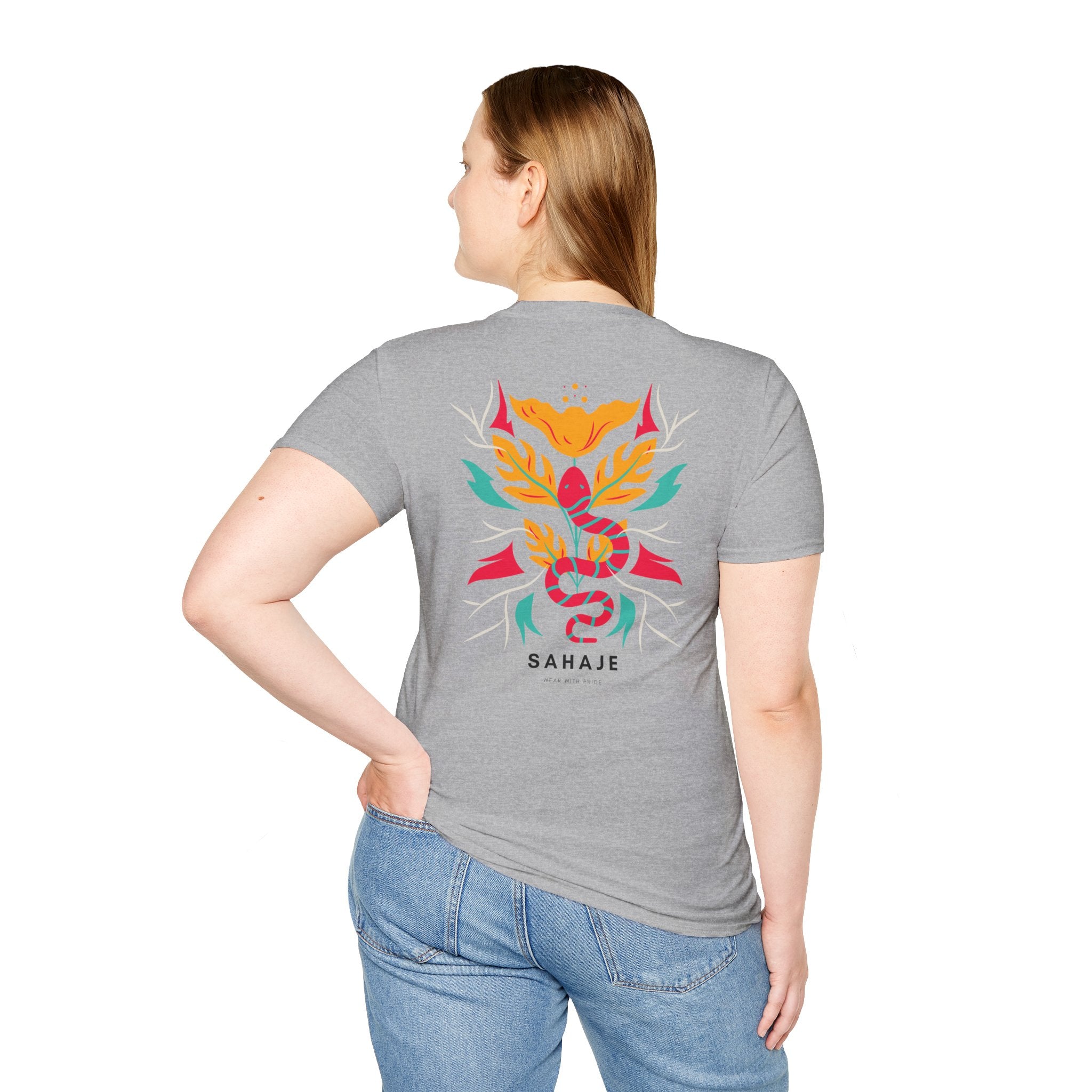 Sahaje Floral Serpent T-Shirt