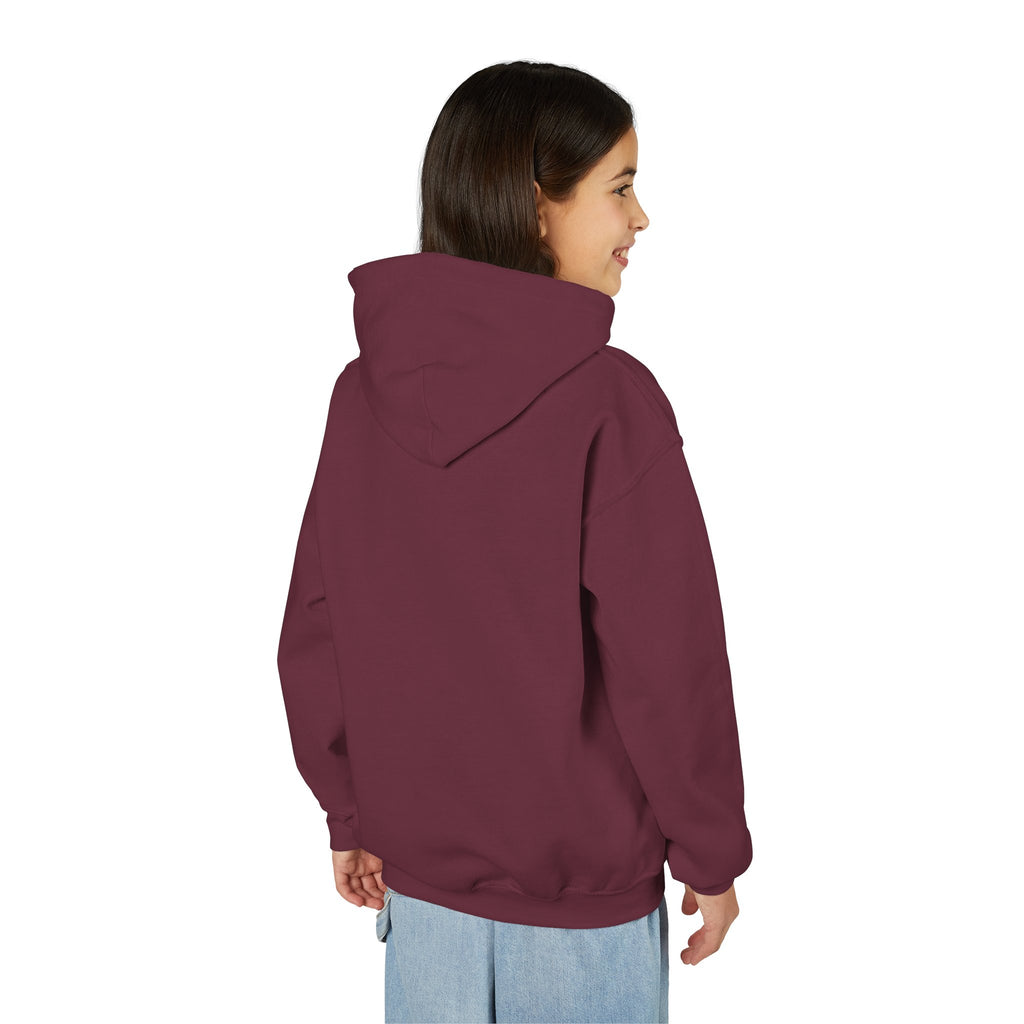 Buddha Flame Youth Hoodie — Meditative Lotus Buddha Graphic Sweatshirt
