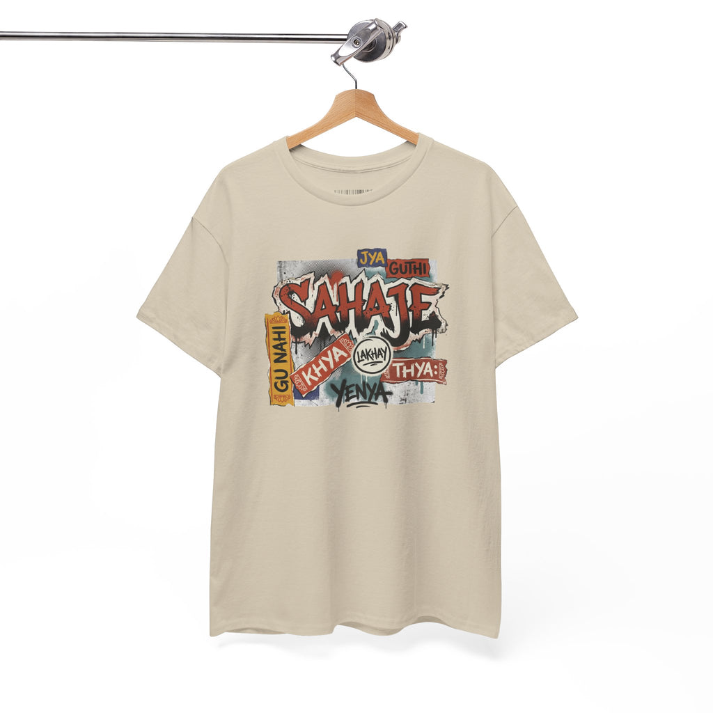 Shahje Graffiti Logo Tee - Urban Retro Streetwear T-Shirt