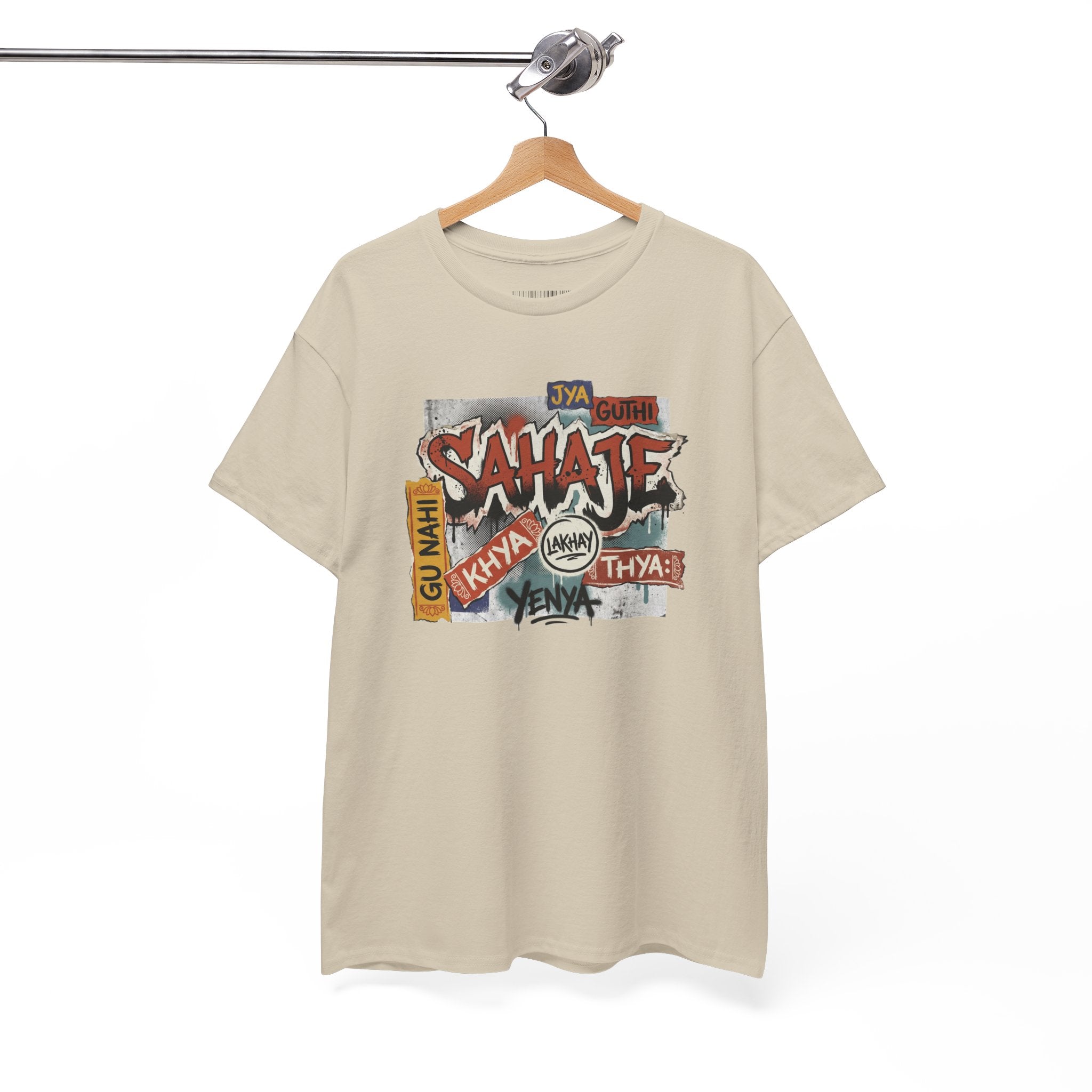 Shahje Graffiti Logo Tee - Urban Retro Streetwear T-Shirt