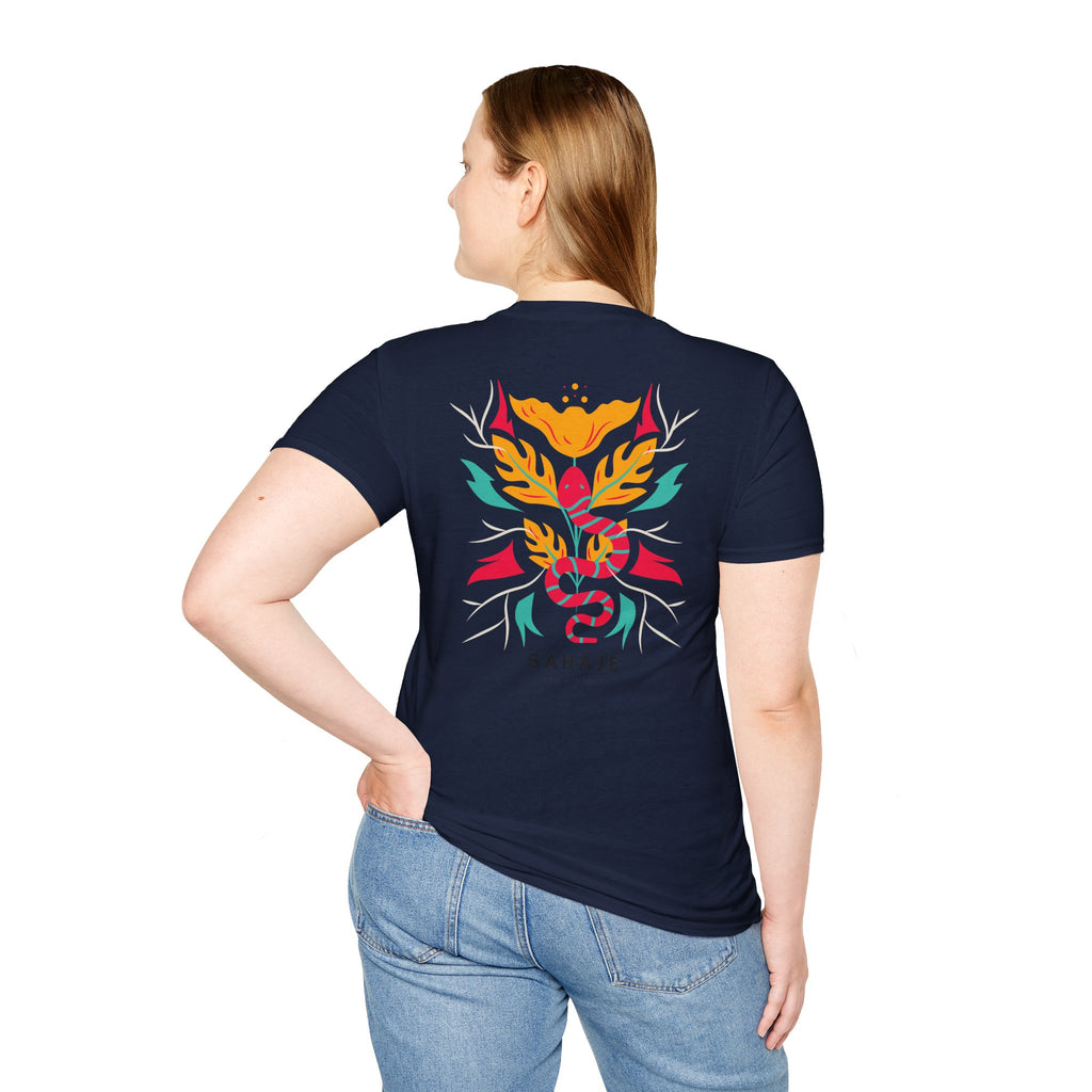 Sahaje Floral Serpent T-Shirt