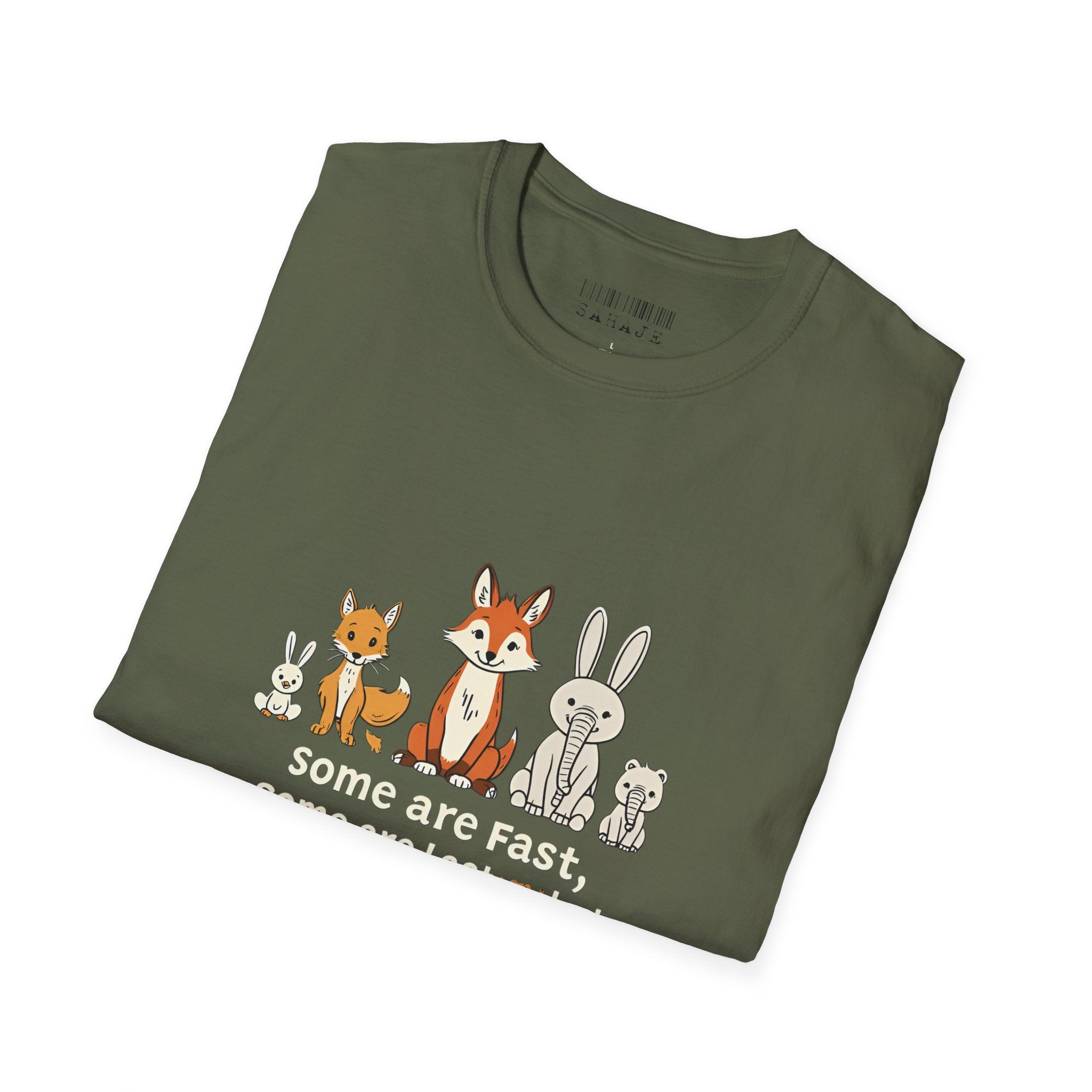 Woodland Friends T-Shirt — Cute Fox, Bunny & Squirrel Graphic