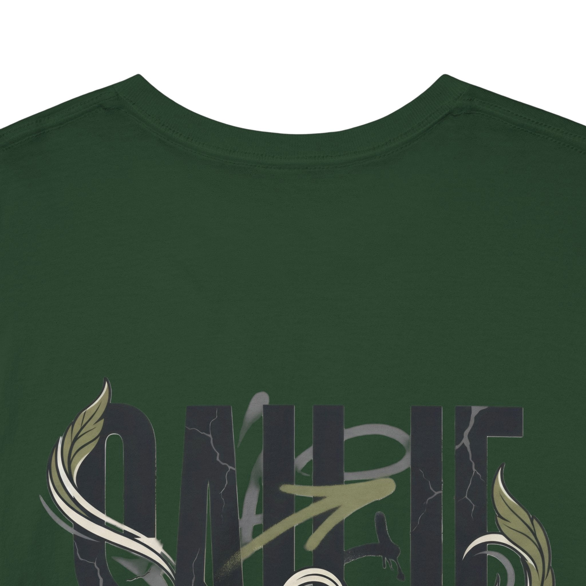 Graphic Tee — 'Savage' Typography with Snake Accent