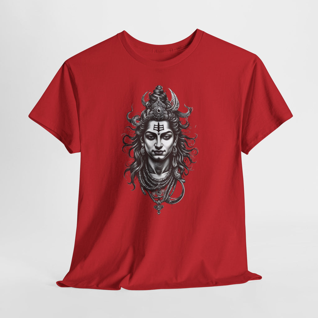 Shiva Portrait Tee — Hindu God Shiva Graphic T-Shirt