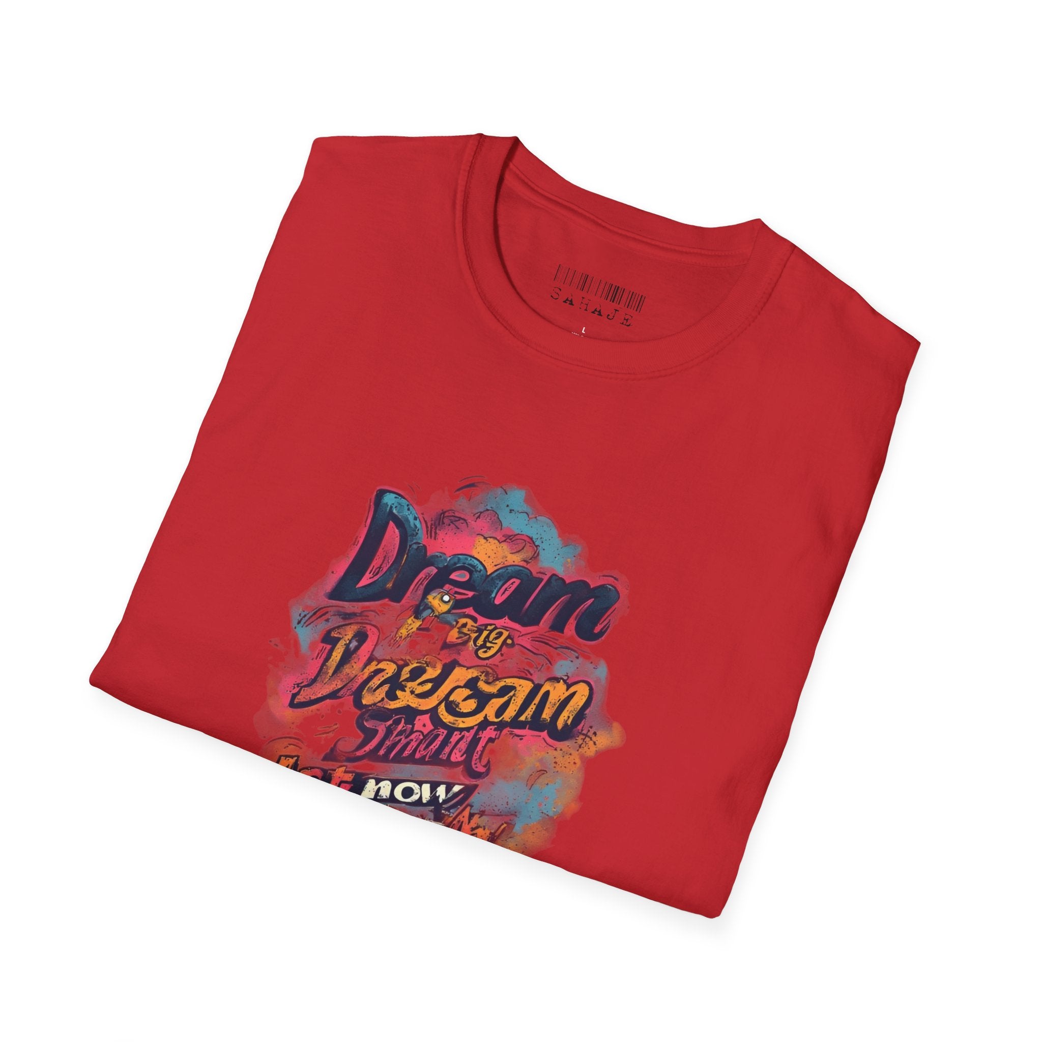 Dream Bigger Graphic T-Shirt — "Dream. Design. Do." Inspirational Tee