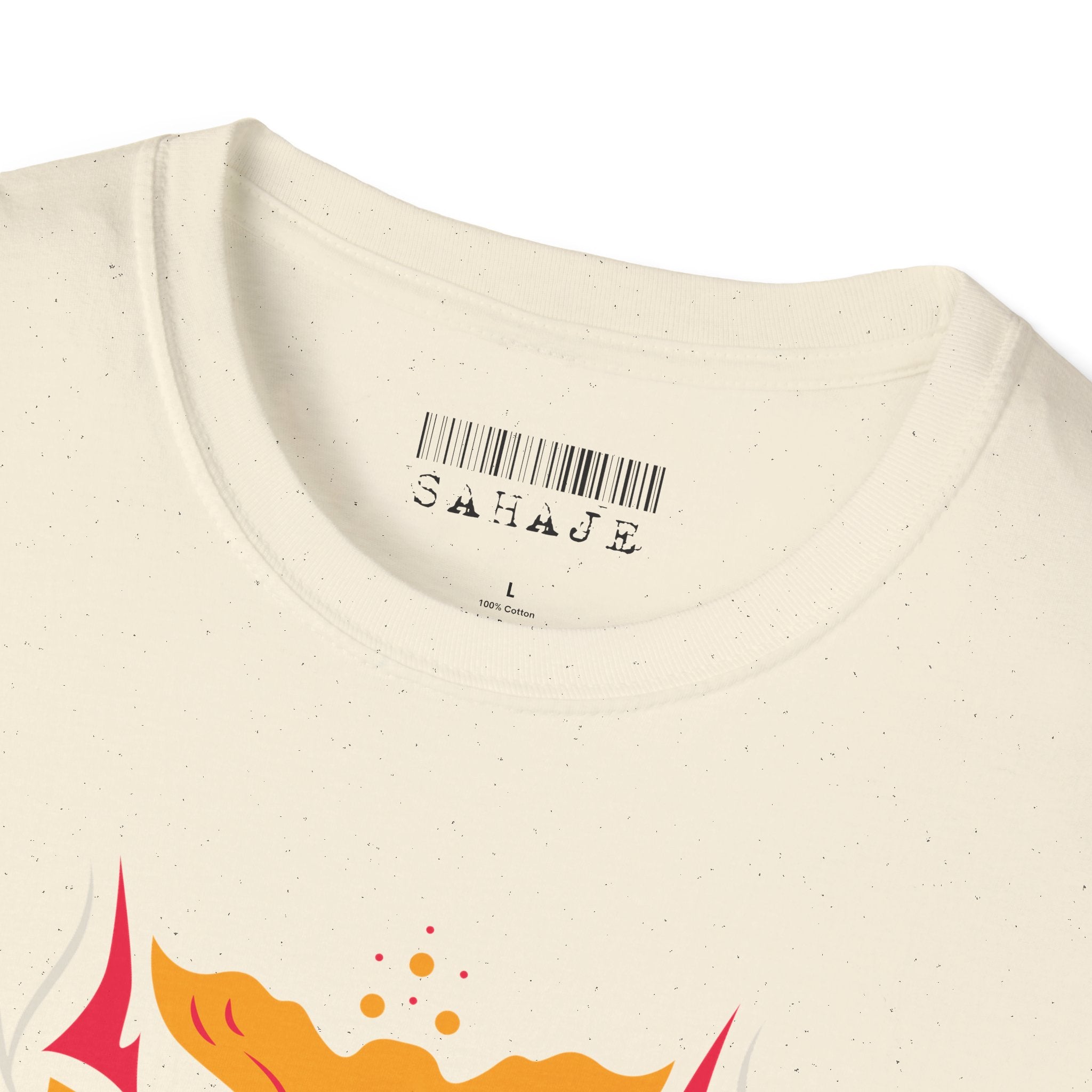 Sahaje Floral Snake Graphic T-Shirt