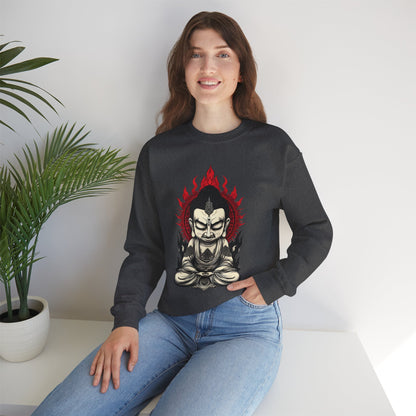 Buddha Flame Crewneck Sweatshirt