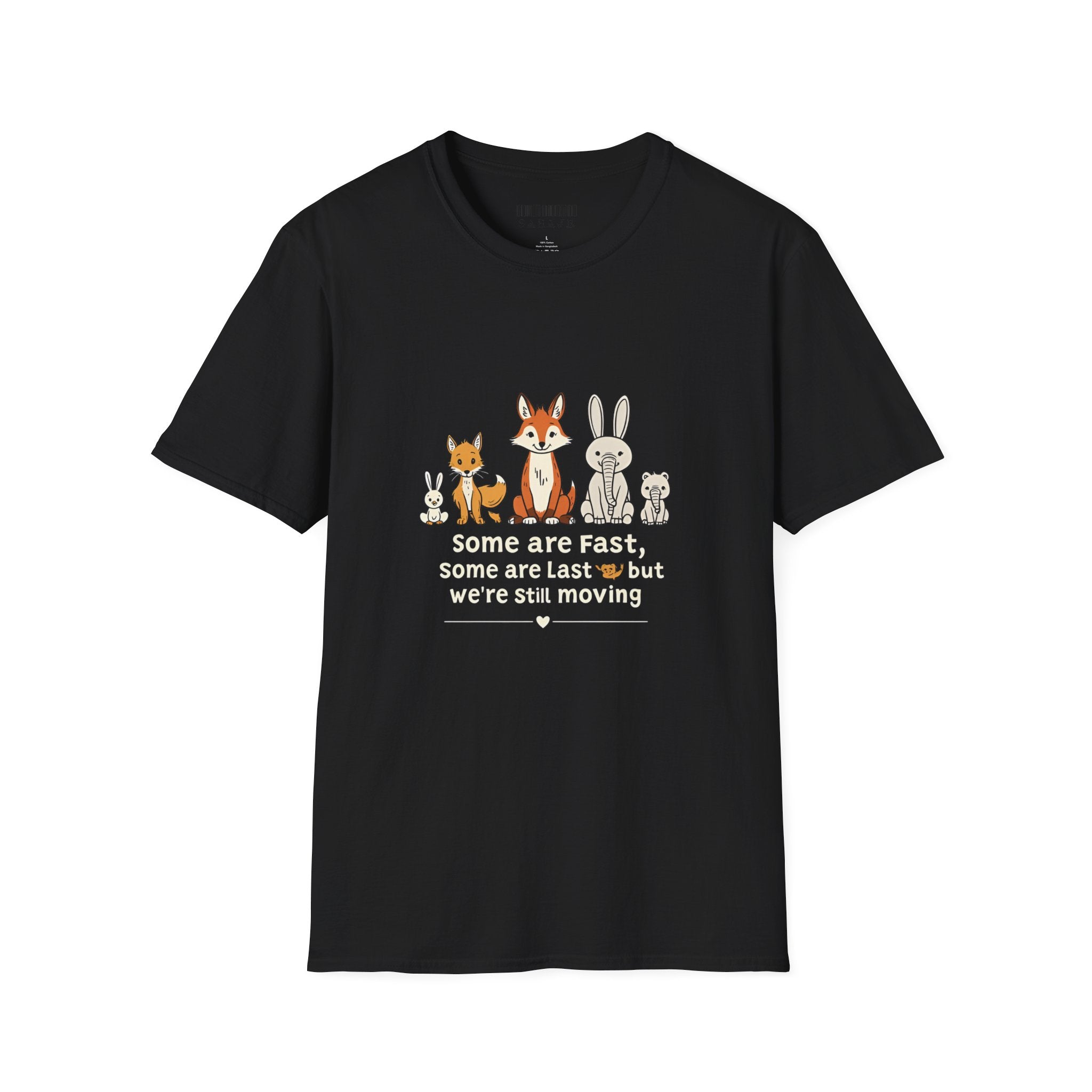 Woodland Friends T-Shirt — Cute Fox, Bunny & Squirrel Graphic