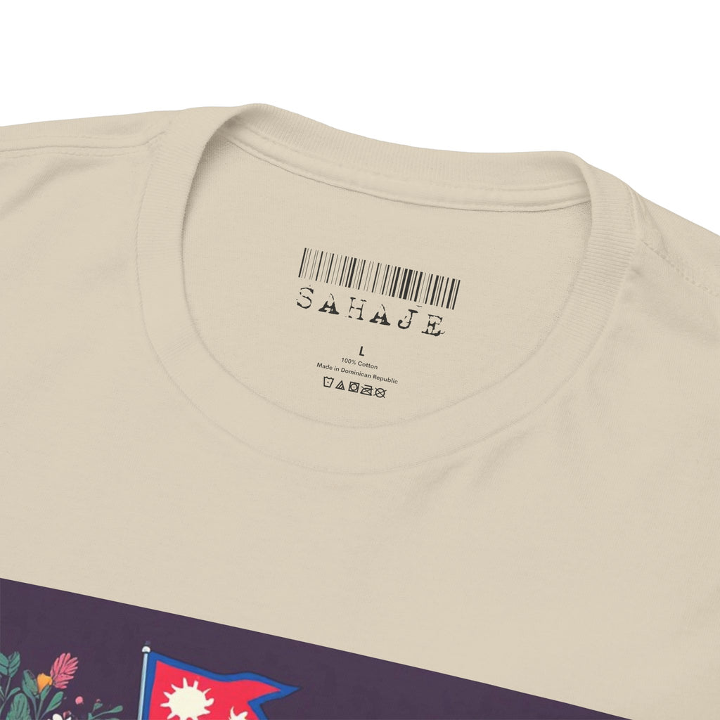 Sahaje Floral Bicycle T‑Shirt