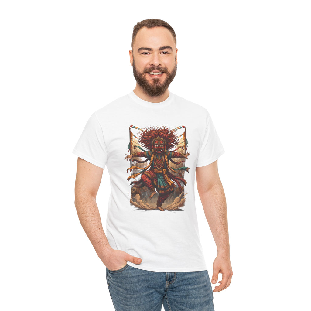 T-Shirt — Tribal Dancer Graphic Tee (Native Spirit Warrior Art)