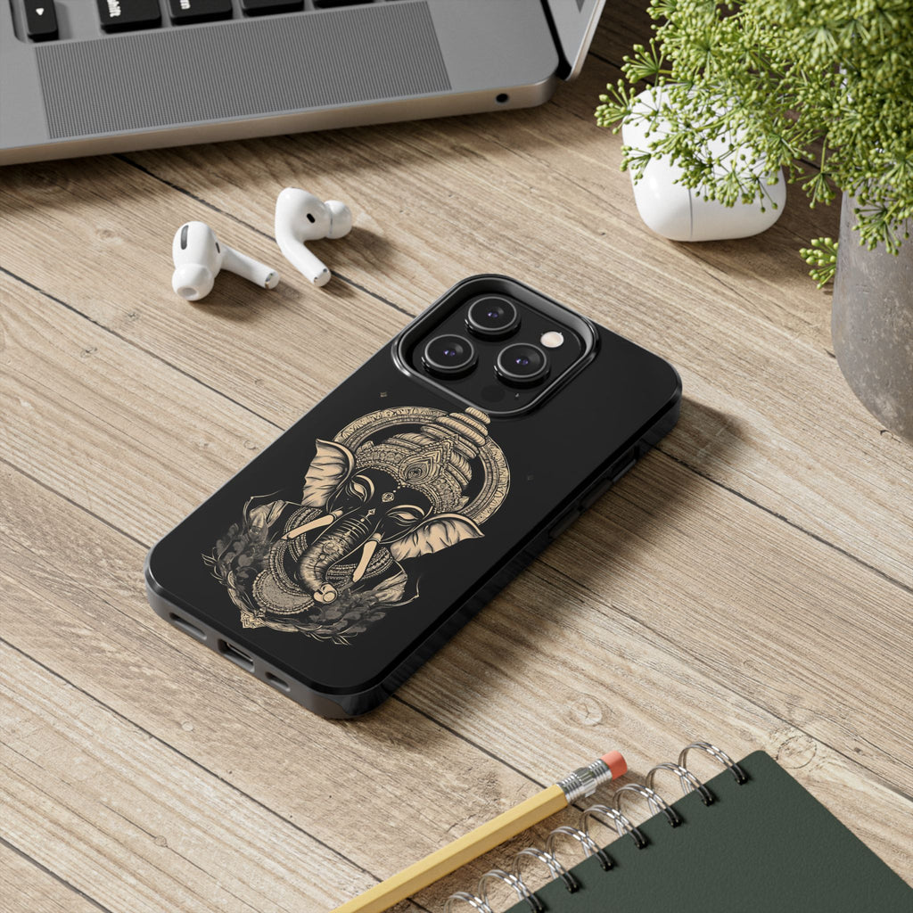 Ganesha Tough Phone Case — Protective Hindu Elephant Design