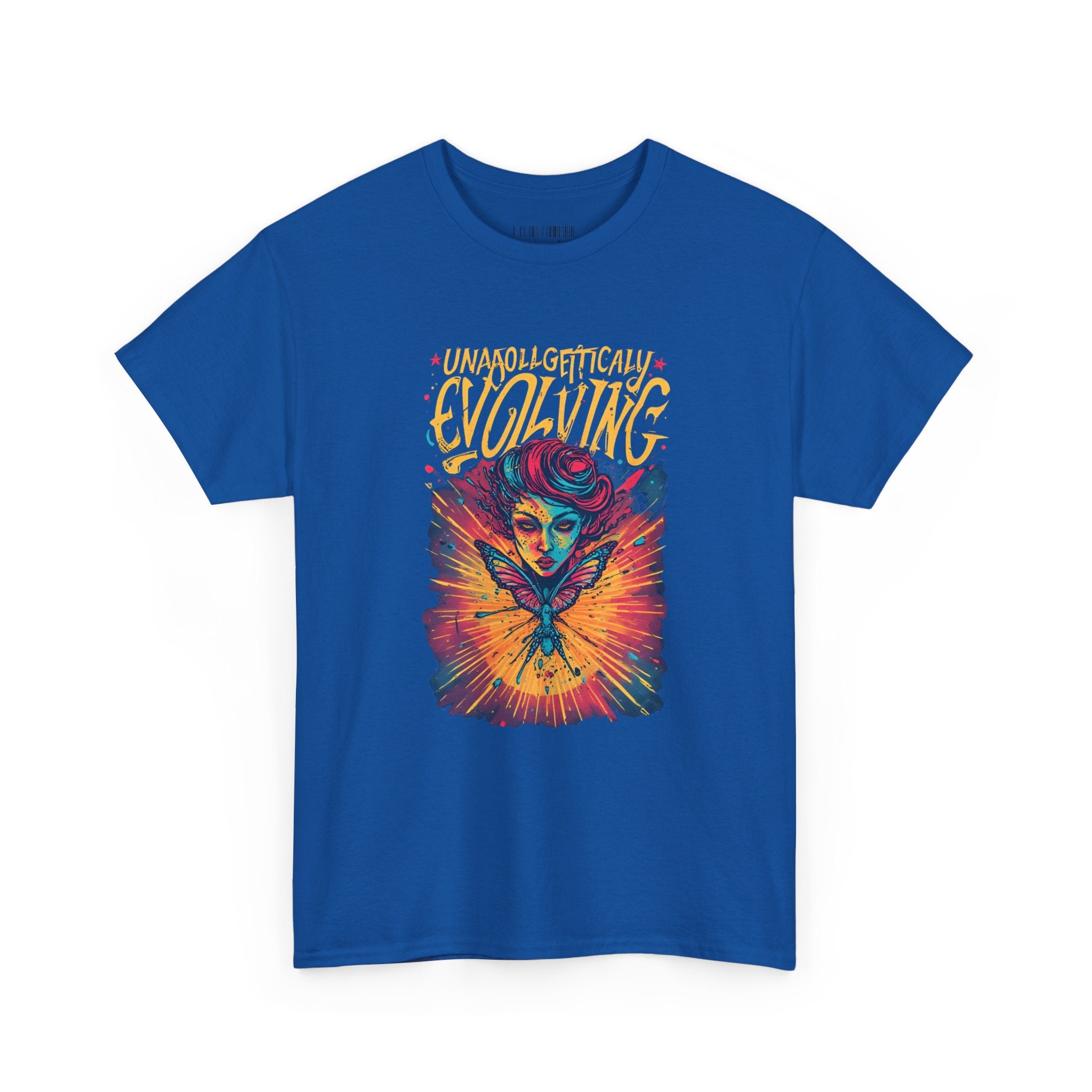 Evolving Alien Graphic Tee — "Unnaturally Evolving" Sci‑Fi Art T-Shirt