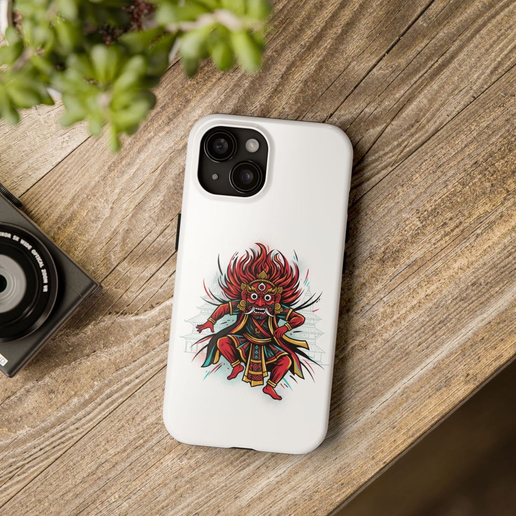 Bhairava Tough Phone Case — Bold Hindu Deity Protective Cover