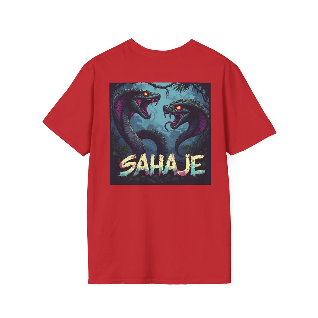 Two Cobra Snake T-Shirt – Fierce Serpent Power Graphic Tee, Edgy Streetwear Snake Shirt