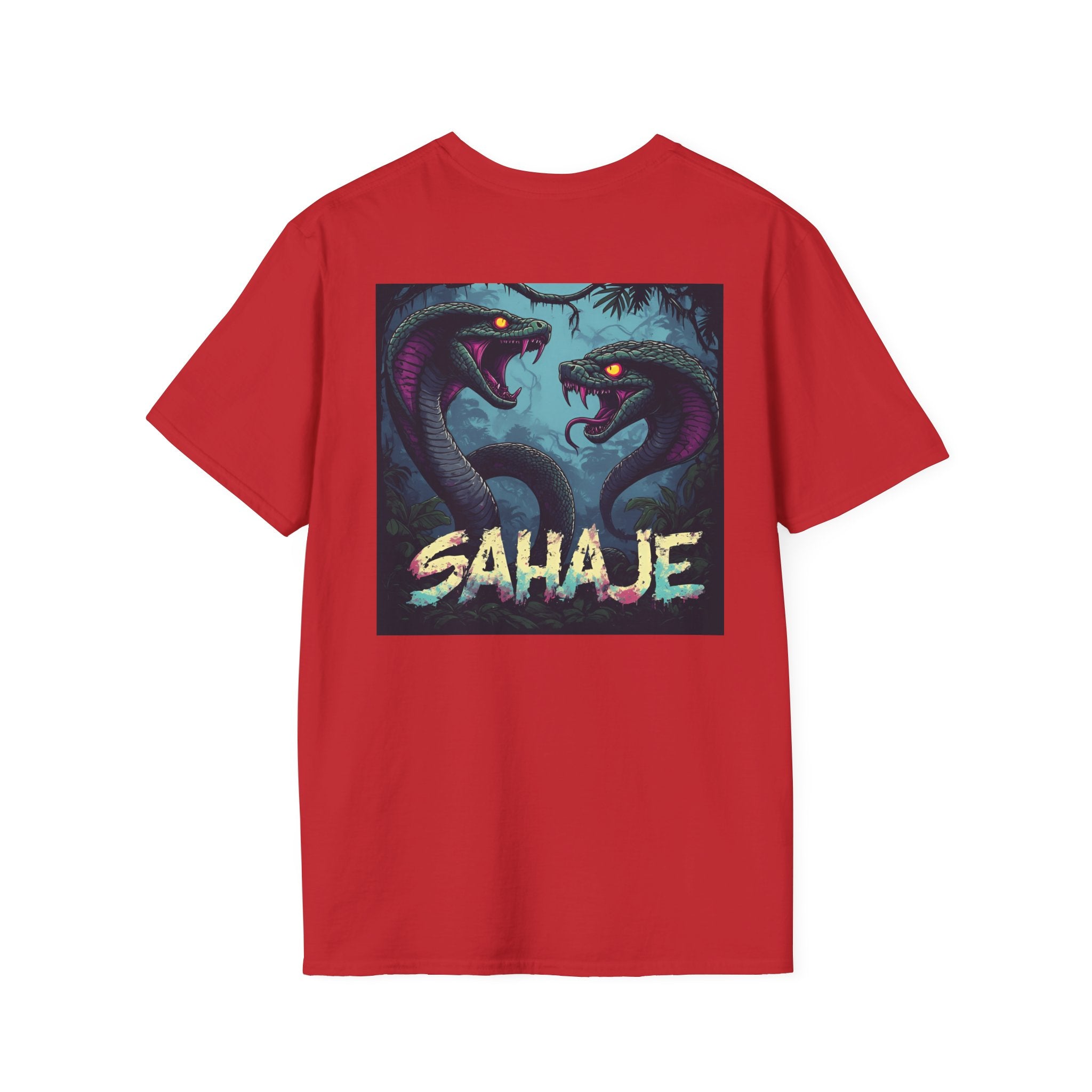 Two Cobra Snake T-Shirt – Fierce Serpent Power Graphic Tee, Edgy Streetwear Snake Shirt