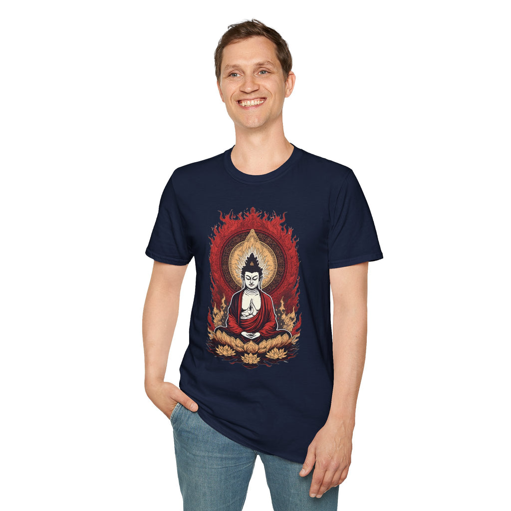 Buddha Lotus Meditation T-Shirt — Zen Buddhist Graphic Tee