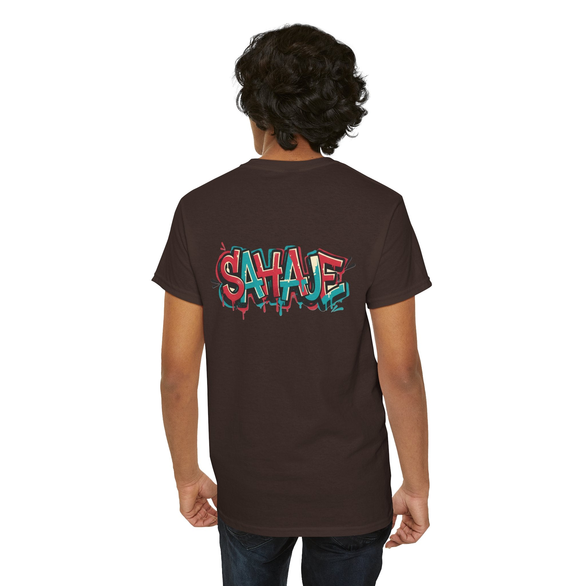 Graffiti "SAVAJE" Tee - Urban Streetwear Graphic T-Shirt