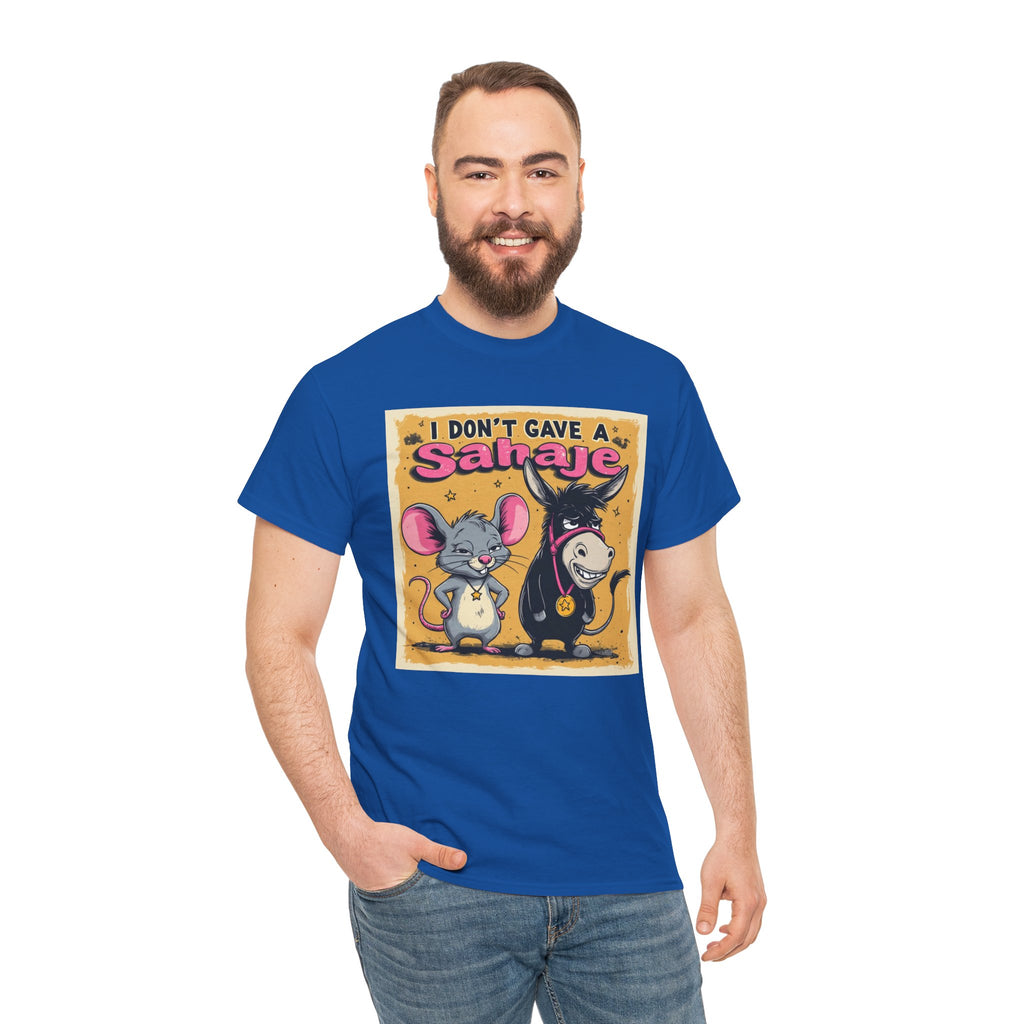 I Don't Give A Snair! Tee — Funny Mouse & Cat Graphic T-Shirt
