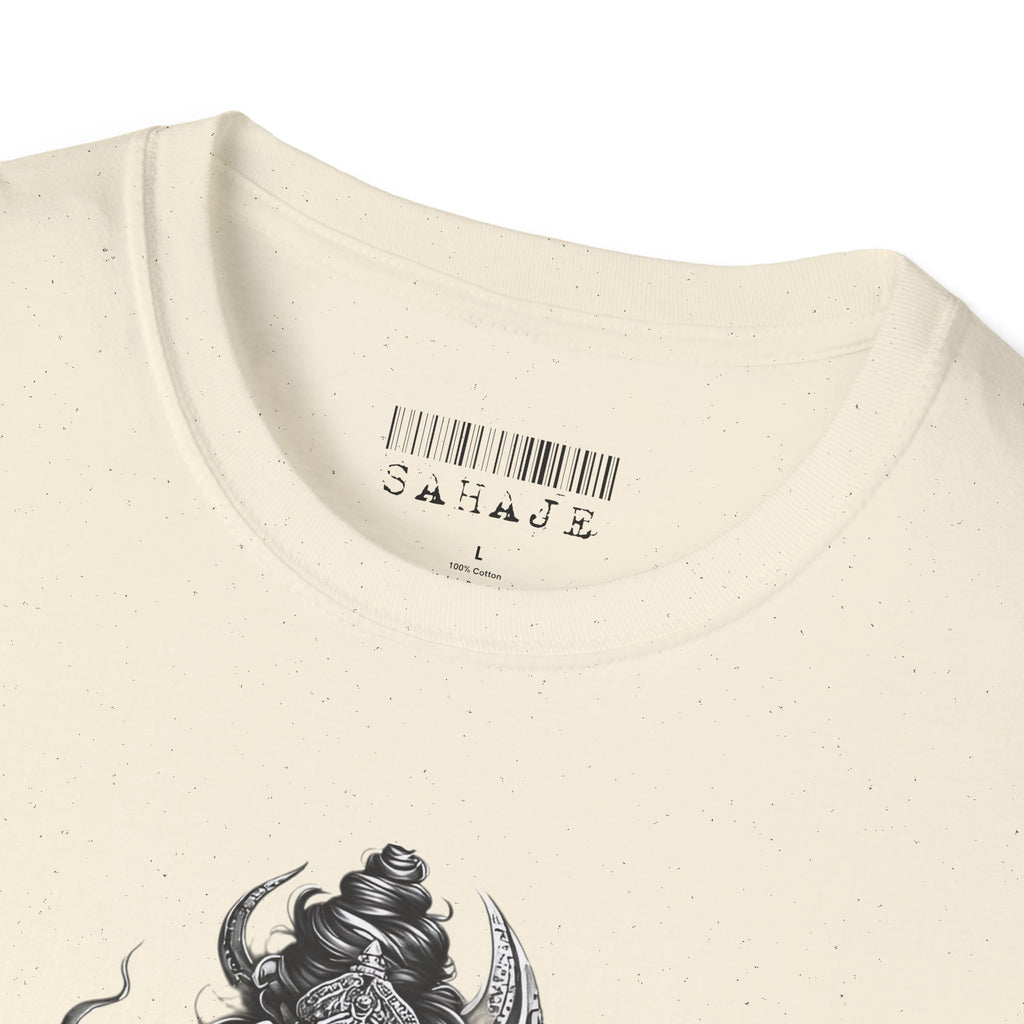 Shiva Portrait T‑Shirt — Hindu Deity Graphic Tee (Meditation, Yoga & Spiritual Wear)