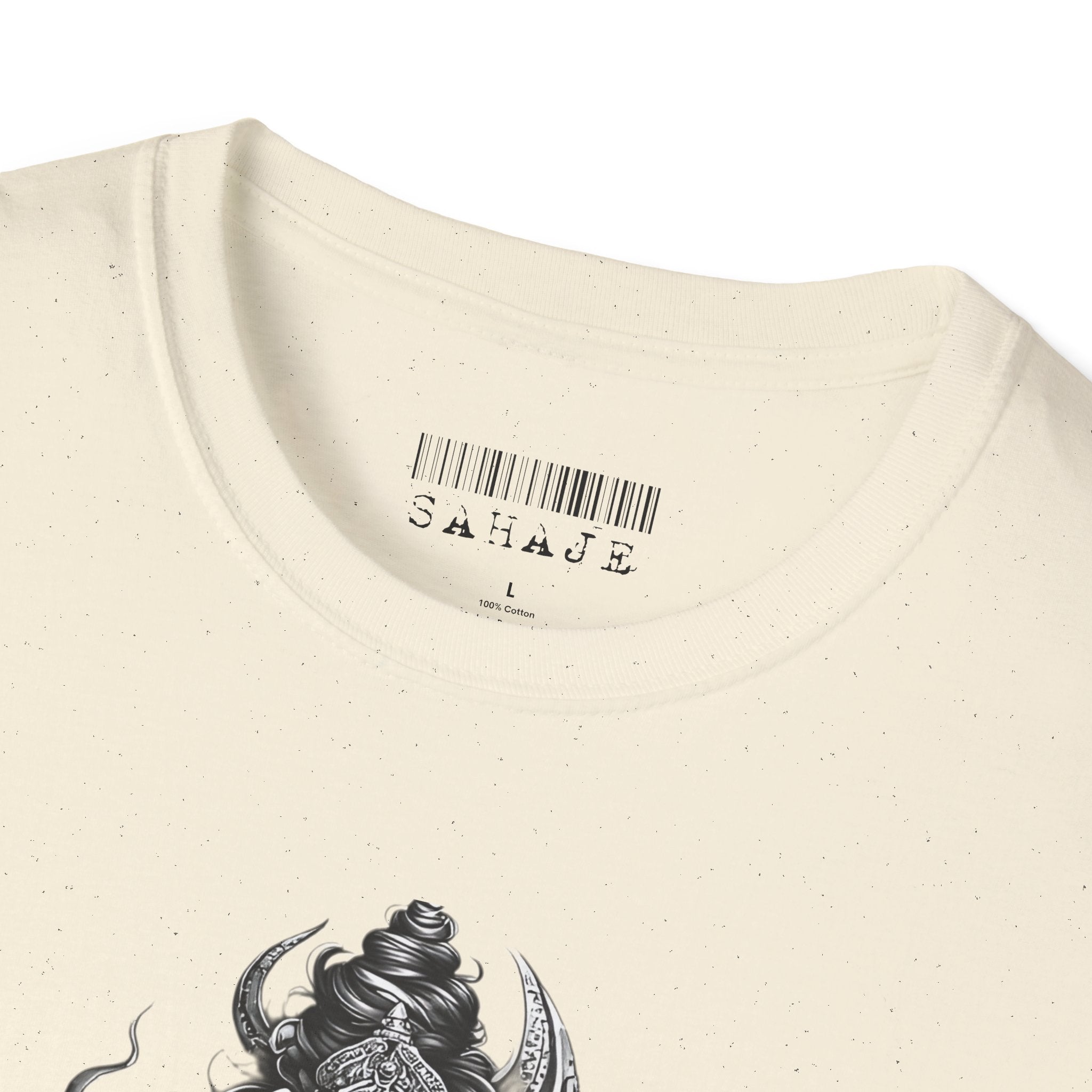 Shiva Portrait T‑Shirt — Hindu Deity Graphic Tee (Meditation, Yoga & Spiritual Wear)