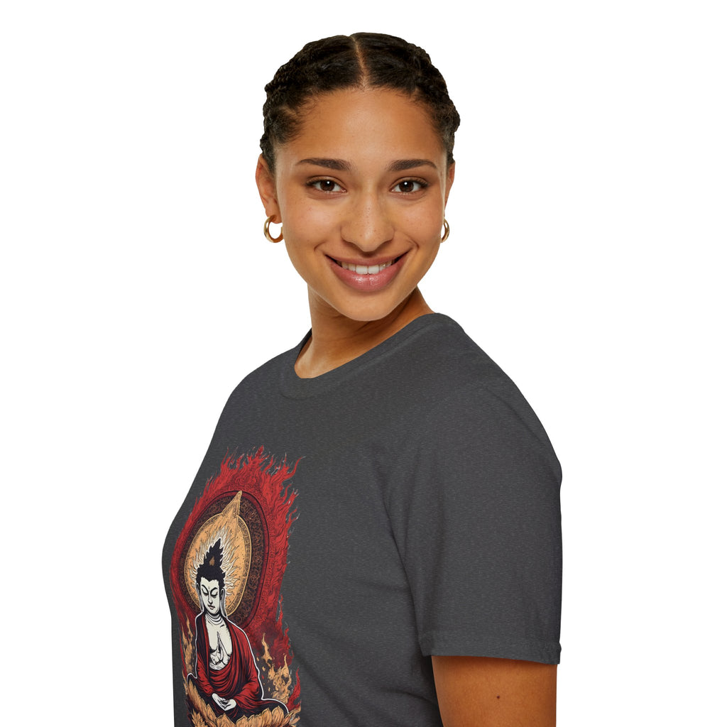 Buddha Lotus Meditation T-Shirt — Zen Buddhist Graphic Tee