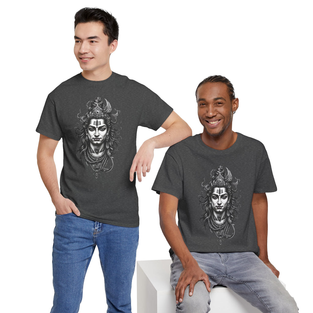 Shiva Portrait Tee — Hindu God Shiva Graphic T-Shirt