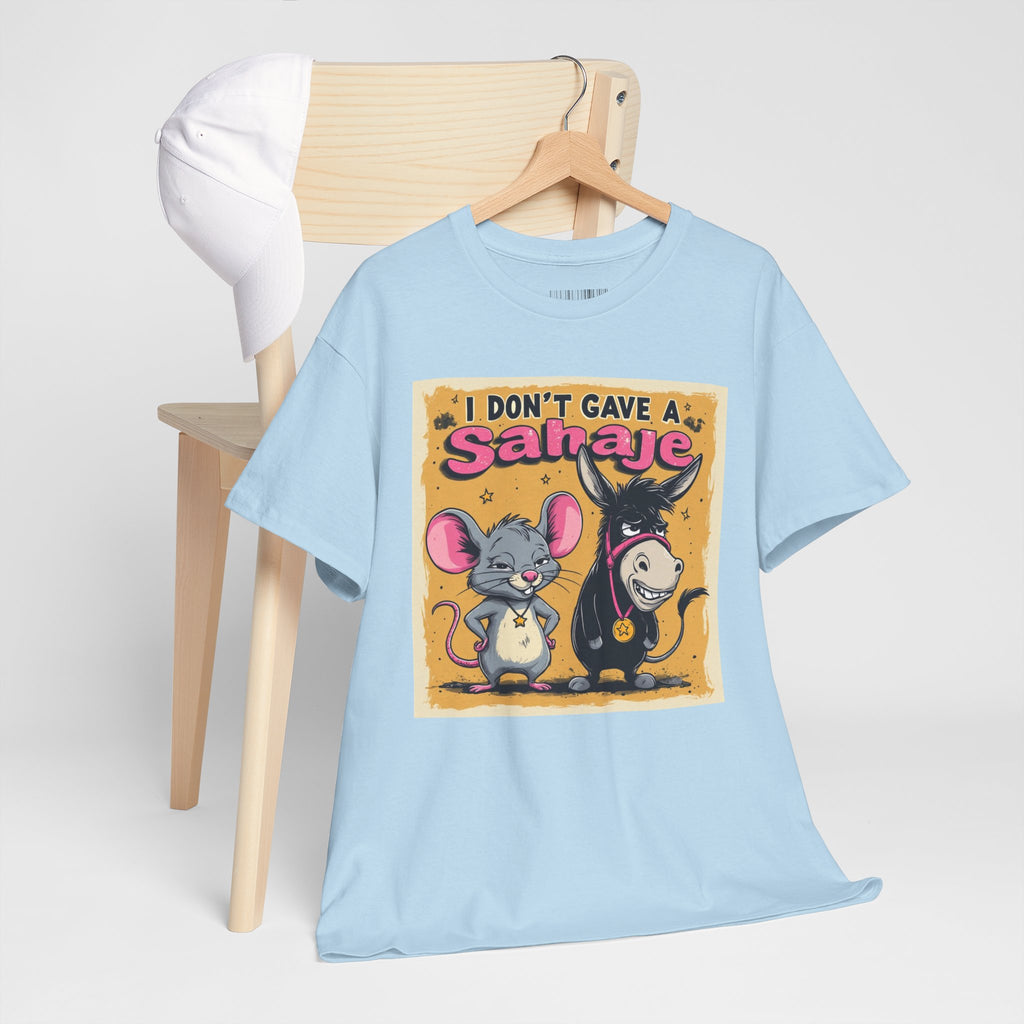 I Don't Give A Snair! Tee — Funny Mouse & Cat Graphic T-Shirt