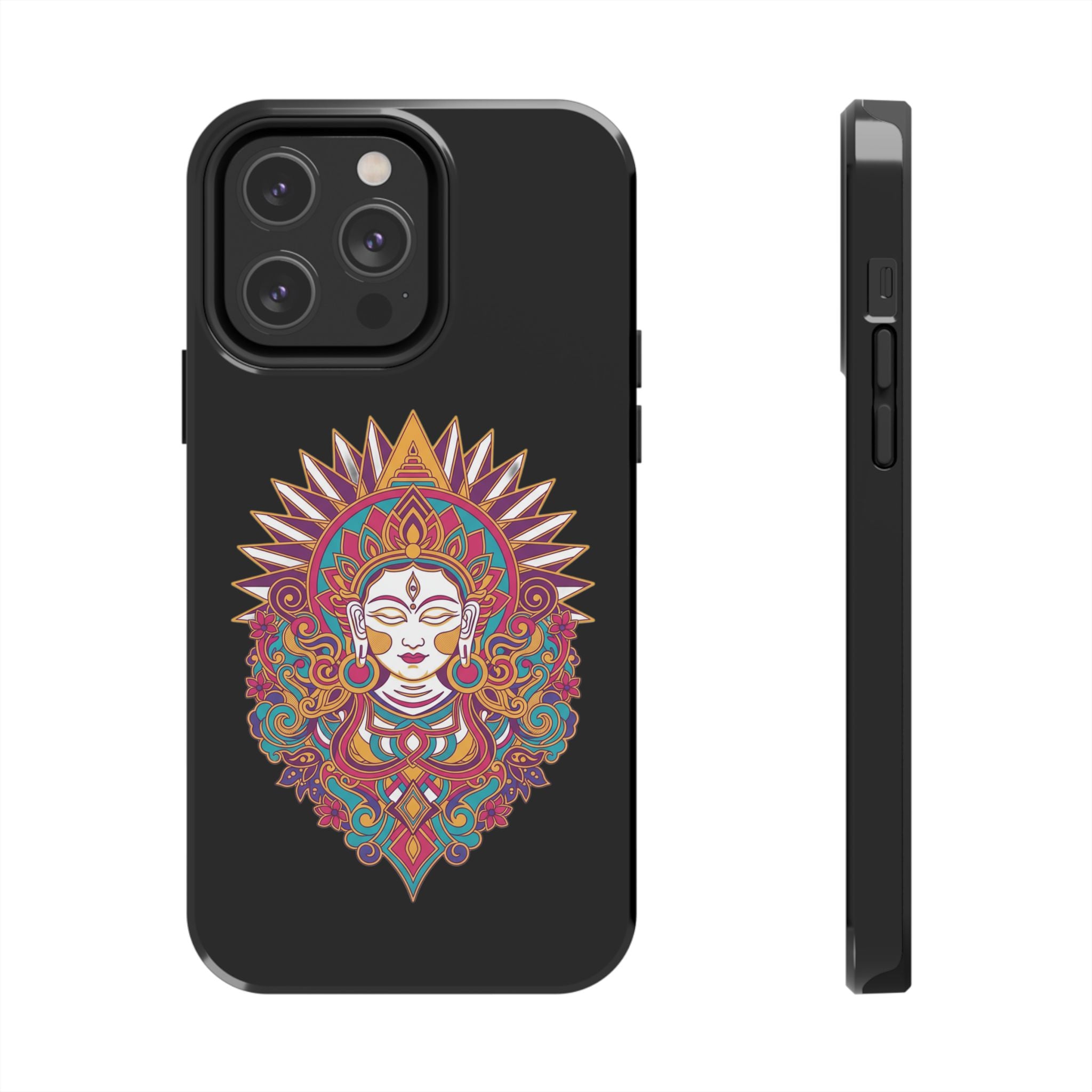 Buddha Mandala Tough Phone Case — Protective Spiritual iPhone Cover
