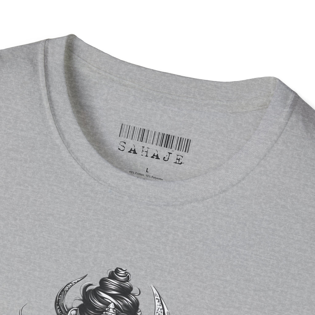 Shiva Portrait T-Shirt – Detailed Hindu Deity Graphic Tee