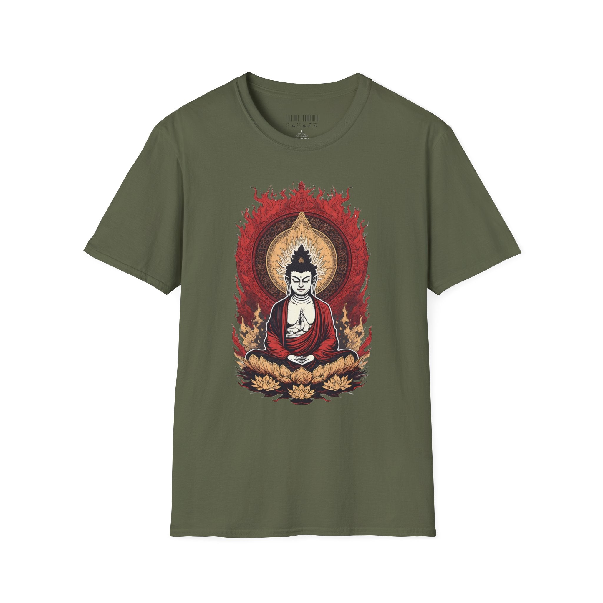 Buddha Lotus T-Shirt — Meditative Zen Graphic Tee