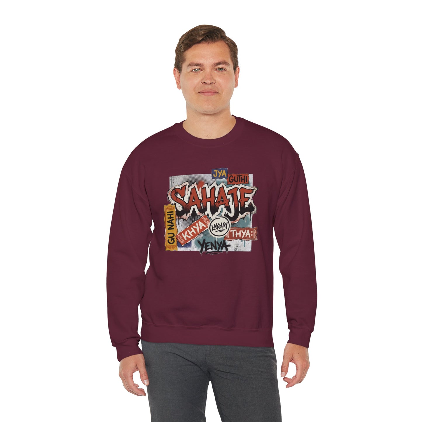 Sahajee Graphic Crewneck Sweatshirt — Urban Tagline Streetwear