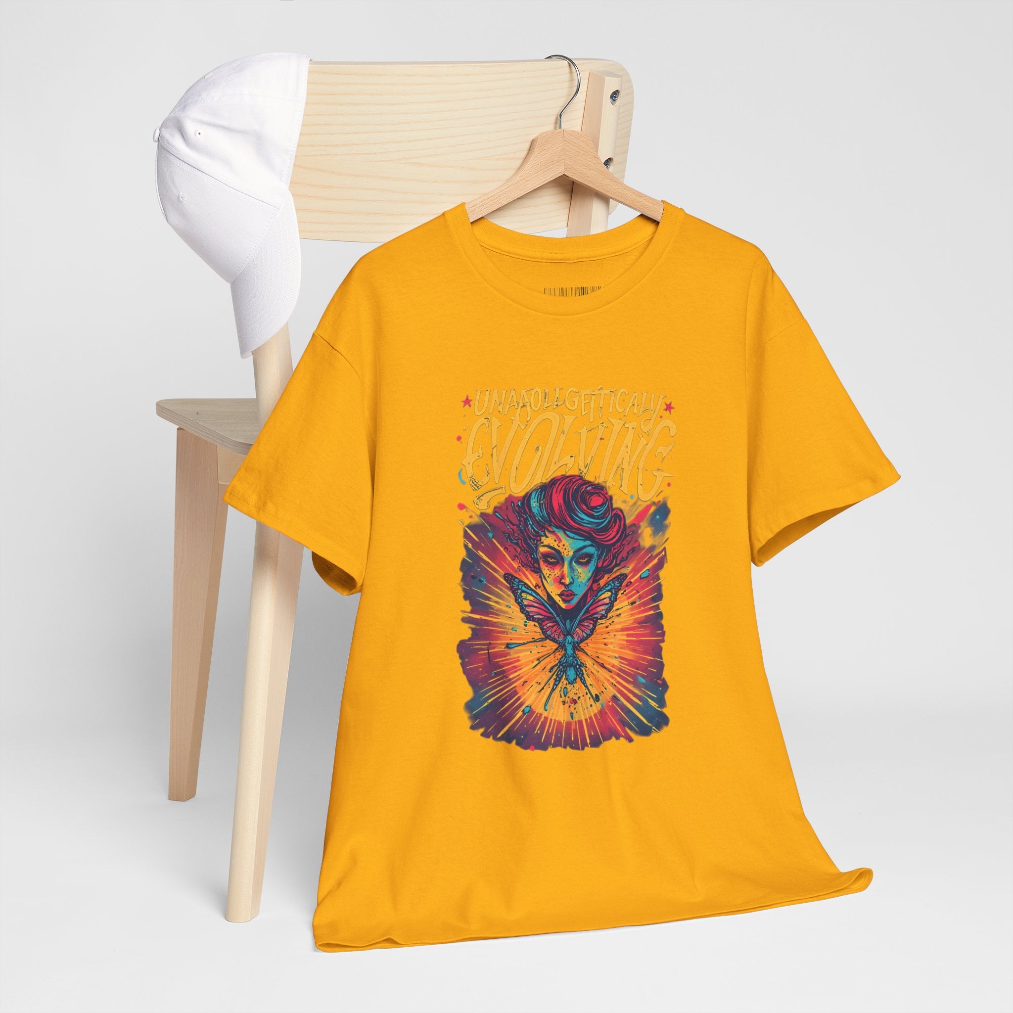 Evolving Alien Graphic Tee — "Unnaturally Evolving" Sci‑Fi Art T-Shirt